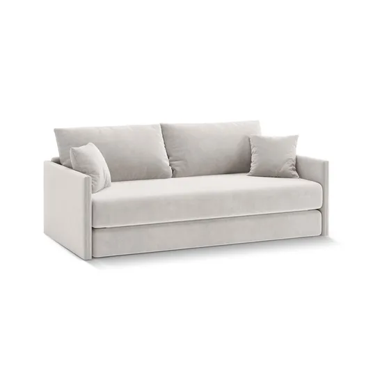 Velvet Sofa With Bed Function, "Shannon", 3 Seats, 209x94x87 Made in Europe