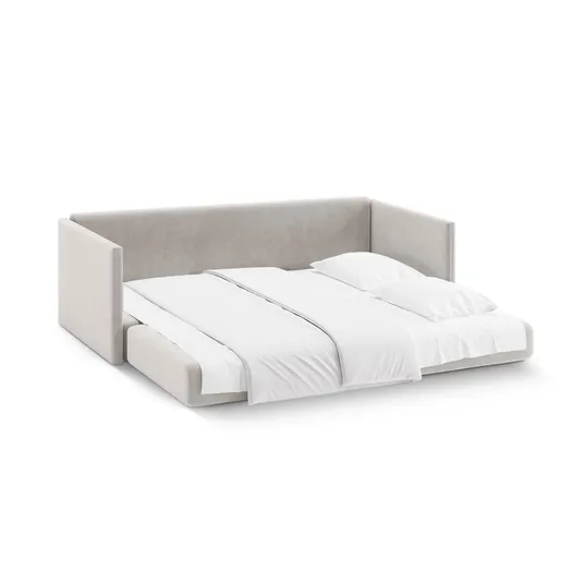Velvet Sofa With Bed Function, "Shannon", 3 Seats, 209x94x87 Made in Europe