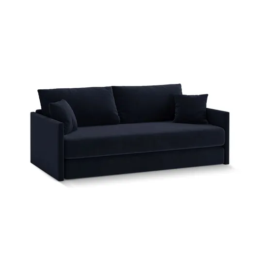 Velvet Sofa With Bed Function, "Shannon", 3 Seats, 209x94x87 Made in Europe