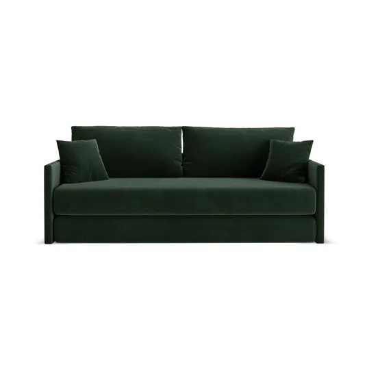 Velvet Sofa With Bed Function, "Shannon", 3 Seats, 209x94x87 Made in Europe