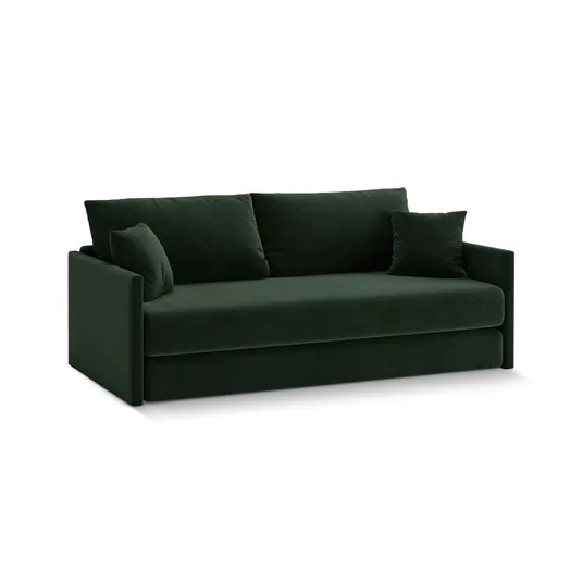 Velvet Sofa With Bed Function, "Shannon", 3 Seats, 209x94x87 Made in Europe