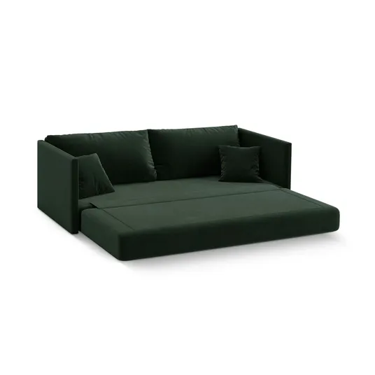 Velvet Sofa With Bed Function, "Shannon", 3 Seats, 209x94x87 Made in Europe