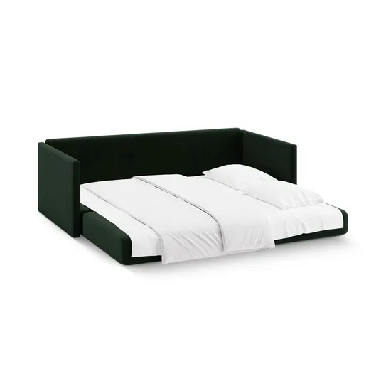Velvet Sofa With Bed Function, "Shannon", 3 Seats, 209x94x87 Made in Europe