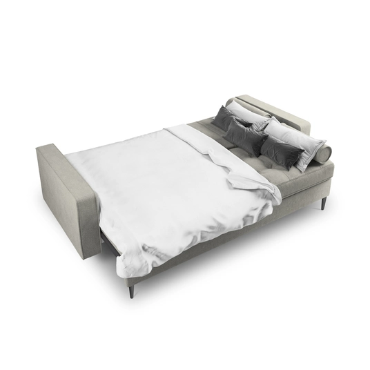Sofa With Bed Function And Box, "Aspen", 3 Seats, 225x100x96 Made in Europe