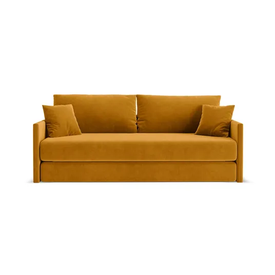 Velvet Sofa With Bed Function, "Shannon", 3 Seats, 209x94x87 Made in Europe