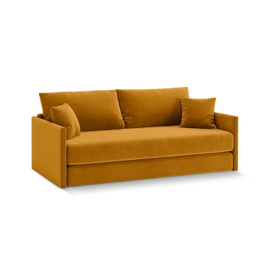 Velvet Sofa With Bed Function, "Shannon", 3 Seats, 209x94x87 Made in Europe