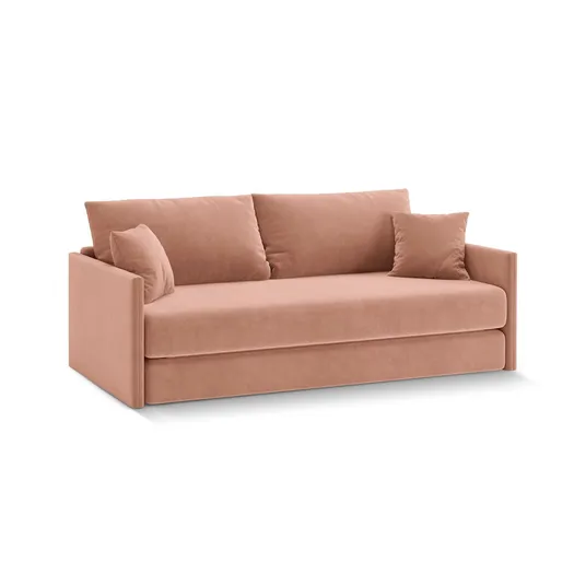 Velvet Sofa With Bed Function, "Shannon", 3 Seats, 209x94x87 Made in Europe