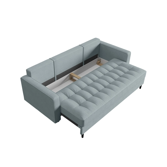 Sofa With Bed Function And Box, "Aspen", 3 Seats, 225x100x96 Made in Europe