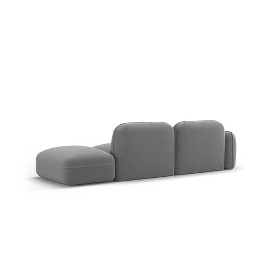Velvet Right Modular Sofa, "Sydney", 3 Seats, 295x90x70 Made in Europe