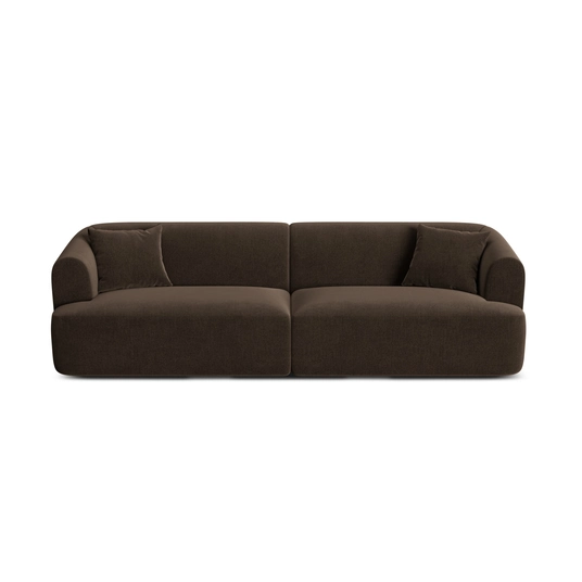 Velvet Modular Sofa, "Campi", 4 Seats, 255x90x70 Made in Europe