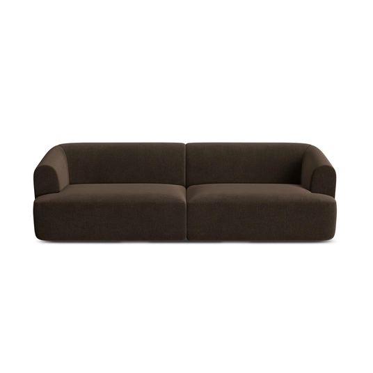 Velvet Modular Sofa, "Campi", 4 Seats, 255x90x70 Made in Europe