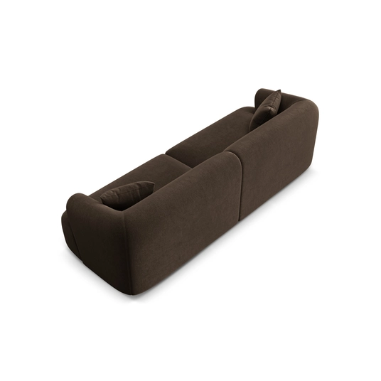 Velvet Modular Sofa, "Campi", 4 Seats, 255x90x70 Made in Europe