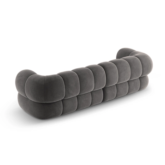 Velvet Sofa, "Koge", 4 Seats, 240x95x70 Made in Europe