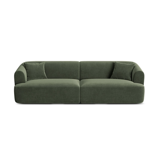 Velvet Modular Sofa, "Campi", 4 Seats, 255x90x70 Made in Europe