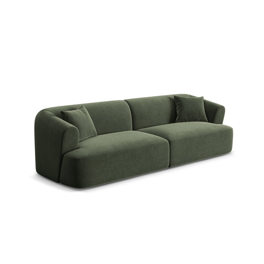 Velvet Modular Sofa, "Campi", 4 Seats, 255x90x70 Made in Europe