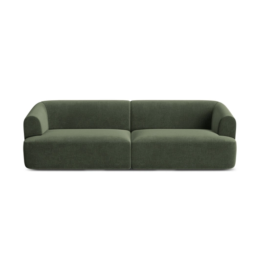 Velvet Modular Sofa, "Campi", 4 Seats, 255x90x70 Made in Europe