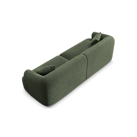 Velvet Modular Sofa, "Campi", 4 Seats, 255x90x70 Made in Europe