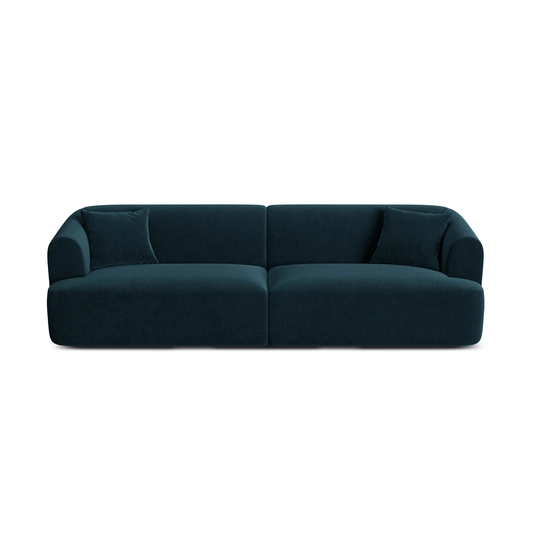 Velvet Modular Sofa, "Campi", 4 Seats, 255x90x70 Made in Europe