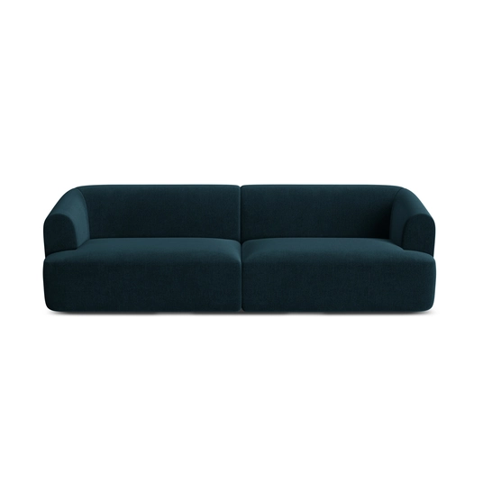 Velvet Modular Sofa, "Campi", 4 Seats, 255x90x70 Made in Europe