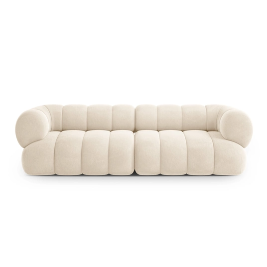 Velvet Sofa, "Koge", 4 Seats, 240x95x70 Made in Europe
