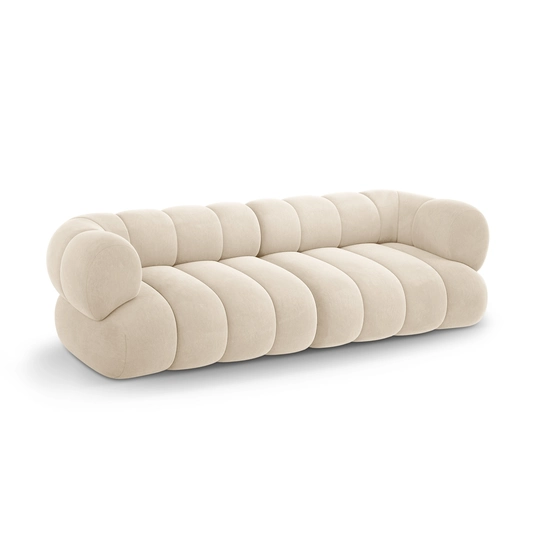 Velvet Sofa, "Koge", 4 Seats, 240x95x70 Made in Europe