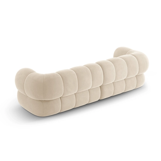 Velvet Sofa, "Koge", 4 Seats, 240x95x70 Made in Europe