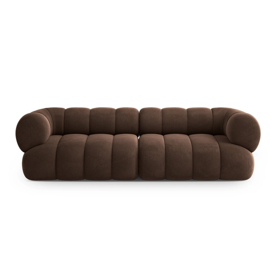 Velvet Sofa, "Koge", 4 Seats, 240x95x70 Made in Europe