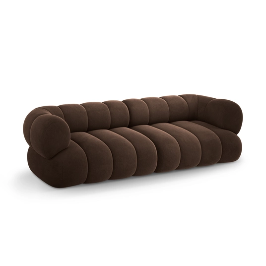 Velvet Sofa, "Koge", 4 Seats, 240x95x70 Made in Europe