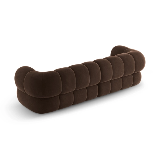 Velvet Sofa, "Koge", 4 Seats, 240x95x70 Made in Europe