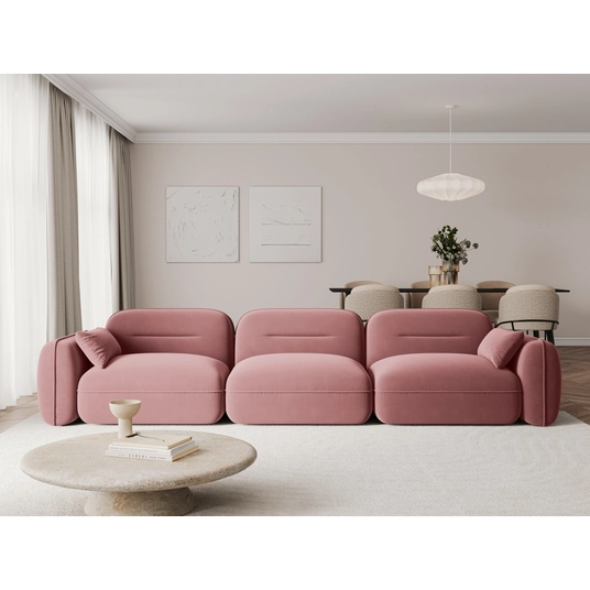 Velvet Modular Sofa, "Sydney", 4 Seats, 320x90x70 Made in Europe
