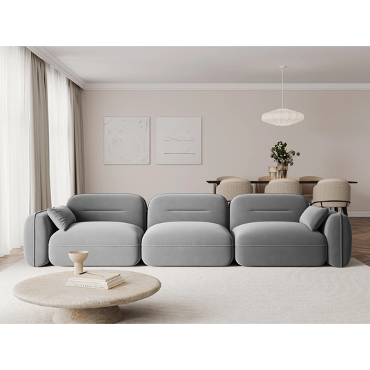 Velvet Modular Sofa, "Sydney", 4 Seats, 320x90x70 Made in Europe