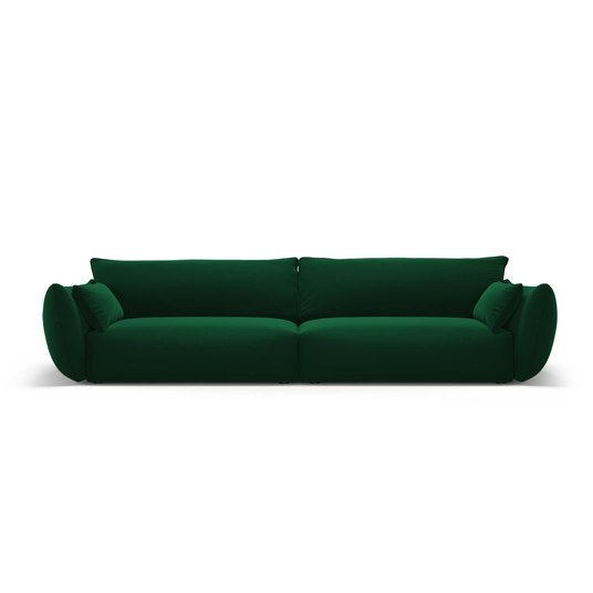 Velvet Sofa, "Matera", 4 Seats, 248x110x85 Made in Europe