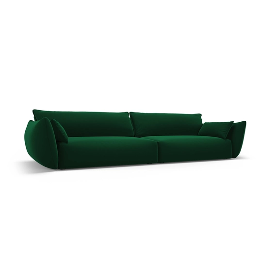 Velvet Sofa, "Matera", 4 Seats, 248x110x85 Made in Europe