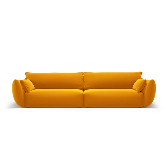 Velvet Sofa, "Matera", 4 Seats, 248x110x85 Made in Europe