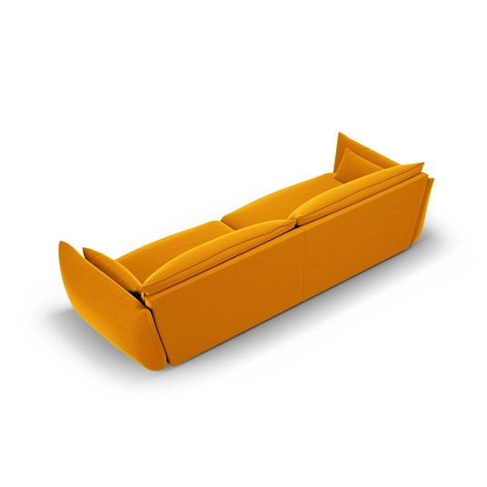 Velvet Sofa, "Matera", 4 Seats, 248x110x85 Made in Europe