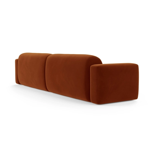 Velvet Modular Sofa, "Strino", 4 Seats, 240x98x78 Made in Europe