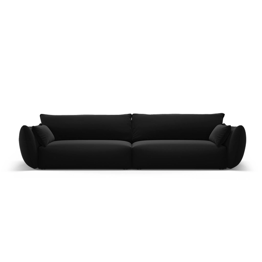 Velvet Sofa, "Matera", 4 Seats, 248x110x85 Made in Europe