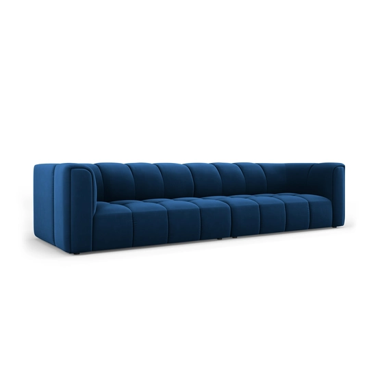 Velvet Modular Sofa, "Moritz", 4 Seats, 286x96x70 Made in Europe