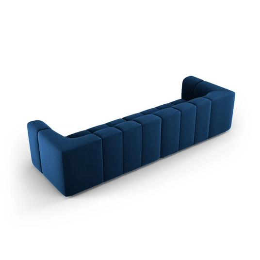 Velvet Modular Sofa, "Moritz", 4 Seats, 286x96x70 Made in Europe