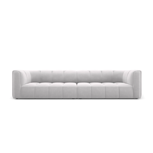 Velvet Modular Sofa, "Moritz", 4 Seats, 286x96x70 Made in Europe