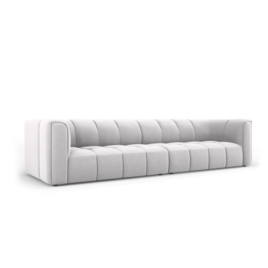 Velvet Modular Sofa, "Moritz", 4 Seats, 286x96x70 Made in Europe