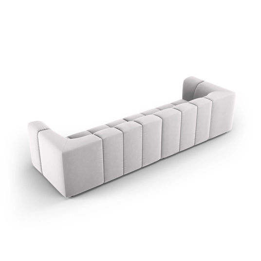 Velvet Modular Sofa, "Moritz", 4 Seats, 286x96x70 Made in Europe