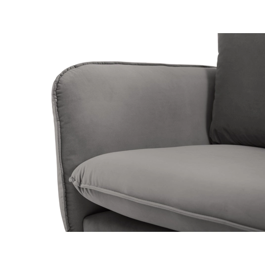 Velvet Sofa, "Vienna", 4 Seats, 230x92x95 Made in Europe