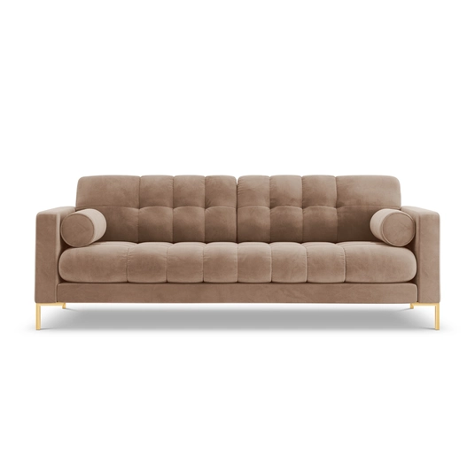 Velvet Sofa, "Bali", 4 Seats, 217x96x75 Made in Europe
