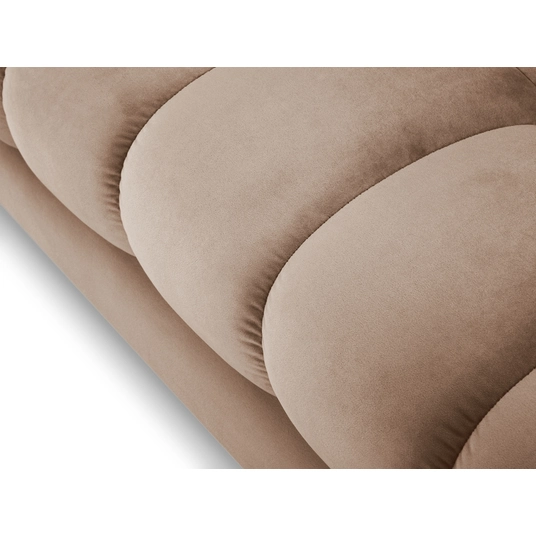 Velvet Sofa, "Bali", 4 Seats, 217x96x75 Made in Europe