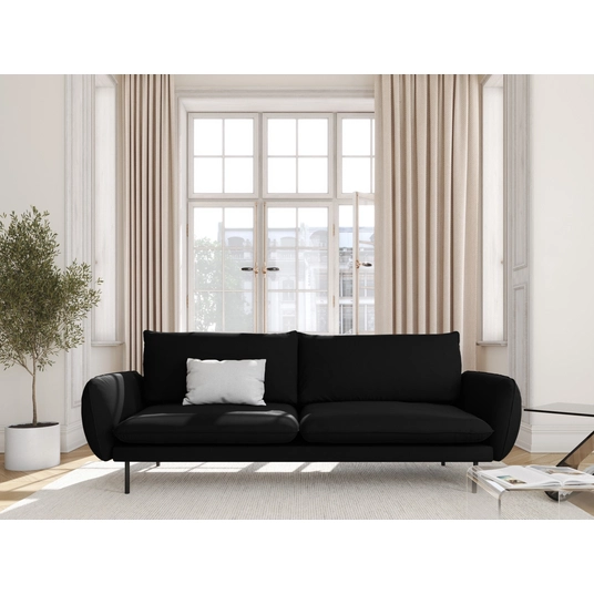 Velvet Sofa, "Vienna", 4 Seats, 230x92x95 Made in Europe