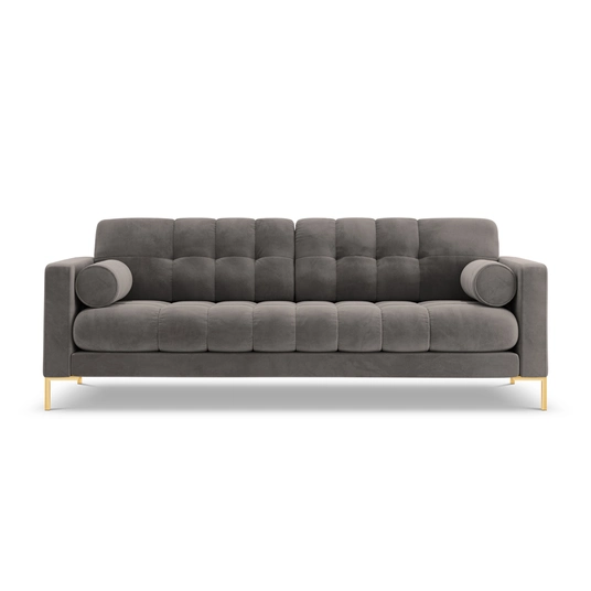 Velvet Sofa, "Bali", 4 Seats, 217x96x75 Made in Europe