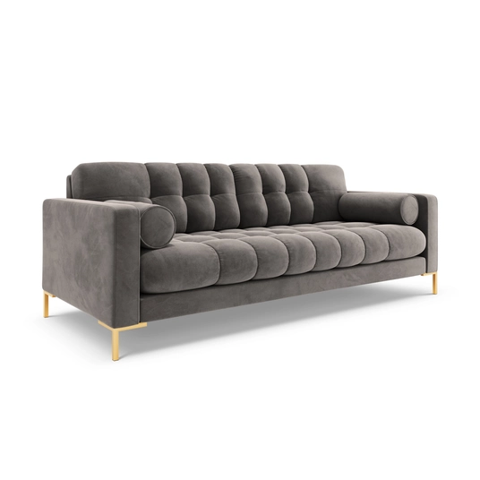 Velvet Sofa, "Bali", 4 Seats, 217x96x75 Made in Europe