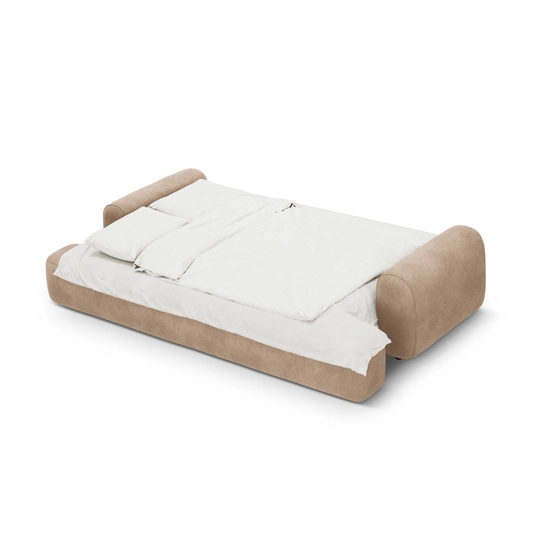 Velvet Sofa With Bed Function And Box, "Calma", 4 Seats, 250x100x84 Made in Europe
