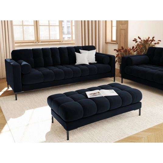 Velvet Sofa, "Bali", 4 Seats, 217x96x75 Made in Europe